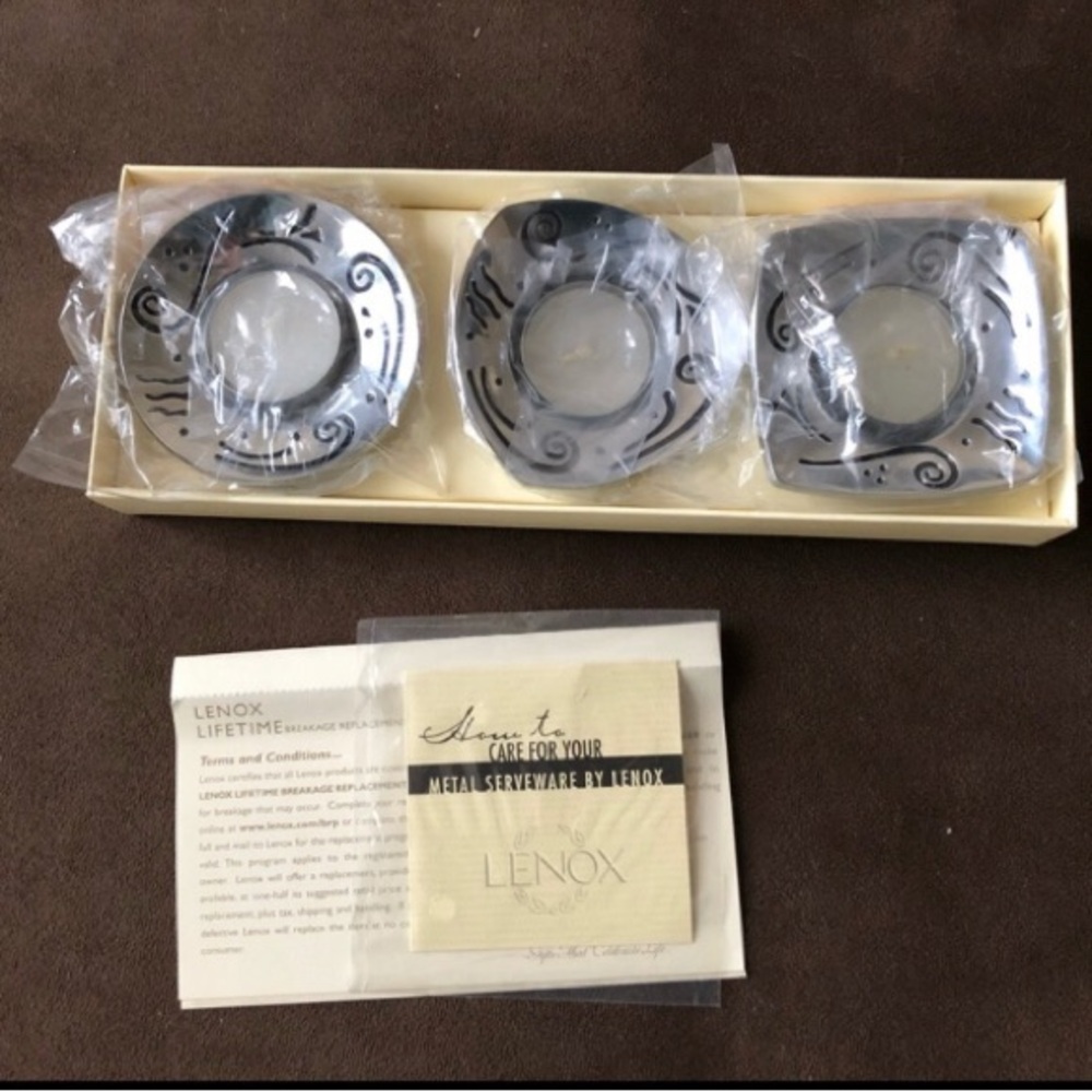 Lenox Spyro Candle Votive Set